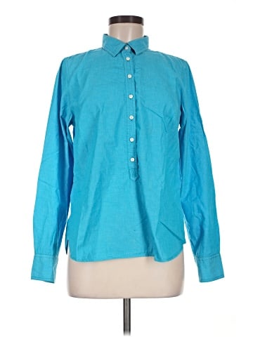 J.Crew Factory Store Long Sleeve Button-Down Shirt (view 1)