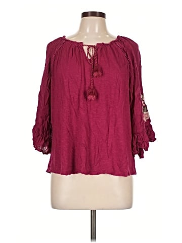 Vintage America Blues 3/4 Sleeve Blouse (view 1)