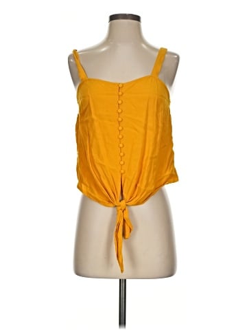 Madewell Button-Front Tie Tank (view 1)
