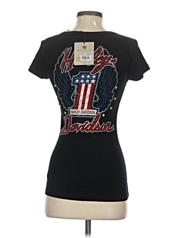 Harley Davidson Short Sleeve Henley (view 2)