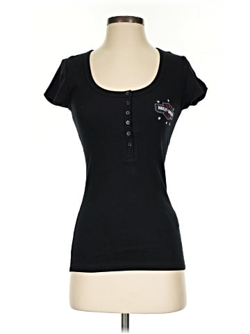 Harley Davidson Short Sleeve Henley (view 1)