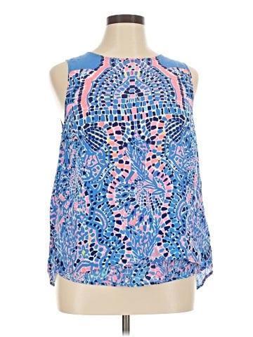 Lilly Pulitzer Sleeveless Silk Top (view 1)