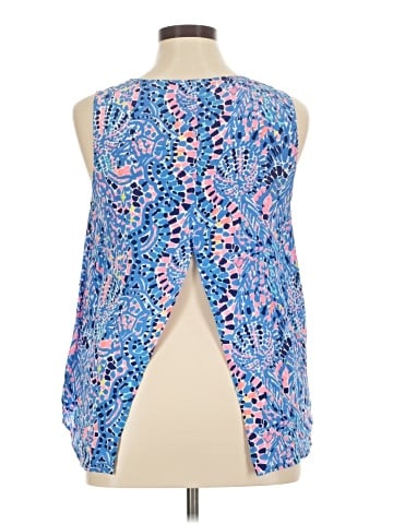 Lilly Pulitzer Sleeveless Silk Top (view 2)