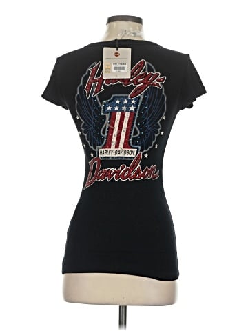 Harley Davidson Short Sleeve Henley (view 2)