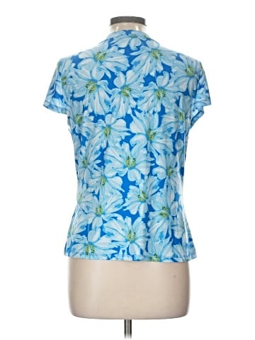 INC International Concepts Short Sleeve Blouse (view 2)