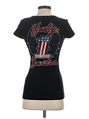 Harley Davidson Short Sleeve Henley (view 2)