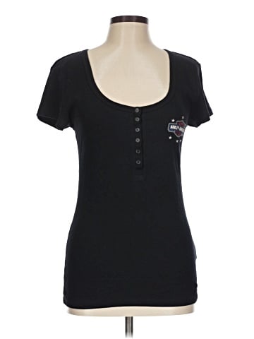 Harley Davidson Short Sleeve Henley (view 1)