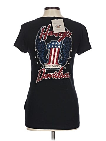 Harley Davidson Short Sleeve Henley (view 2)