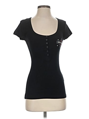 Harley Davidson Short Sleeve Henley (view 1)