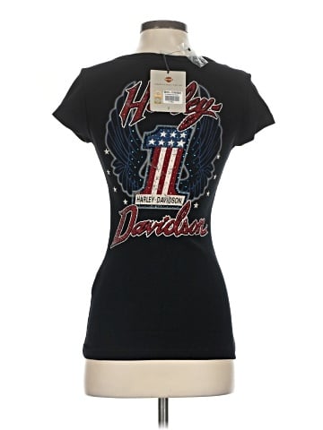 Harley Davidson Short Sleeve Henley (view 2)
