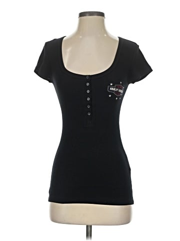 Harley Davidson Short Sleeve Henley (view 1)