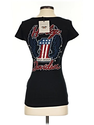Harley Davidson Short Sleeve Henley (view 2)