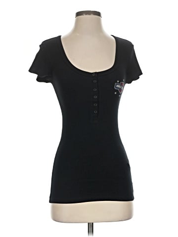 Harley Davidson Short Sleeve Henley (view 1)