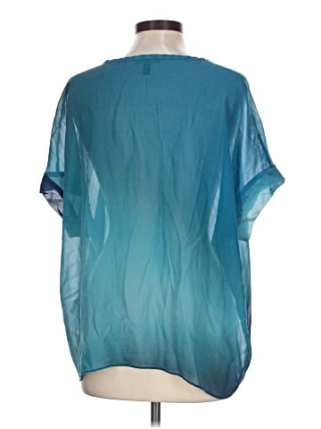 Eileen Fisher Short Sleeve Silk Top (view 2)