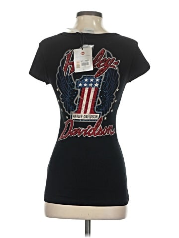 Harley Davidson Short Sleeve Henley (view 2)