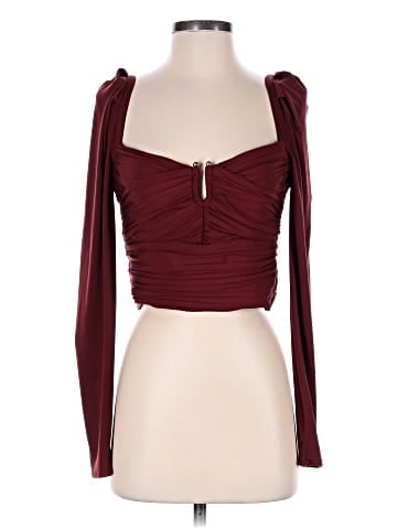 Self-Portrait Long Sleeve Top (view 1)