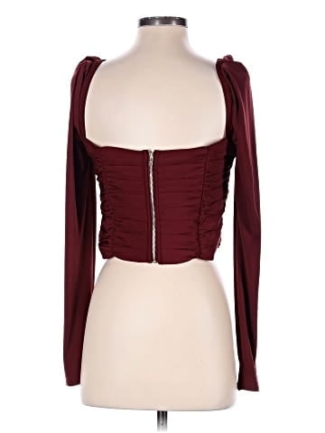 Self-Portrait Long Sleeve Top (view 2)
