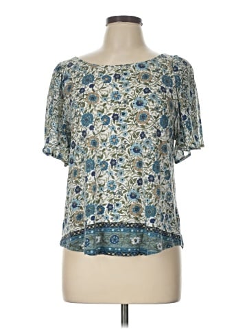 Lucky Brand Short Sleeve Blouse (view 1)