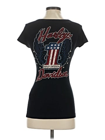 Harley Davidson Short Sleeve Henley (view 2)