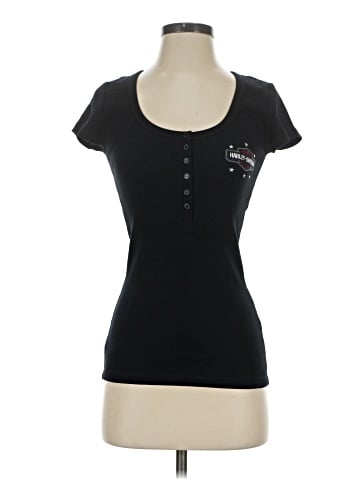 Harley Davidson Short Sleeve Henley (view 1)