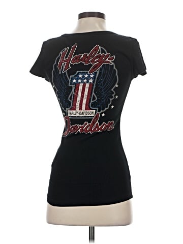 Harley Davidson Short Sleeve Henley (view 2)