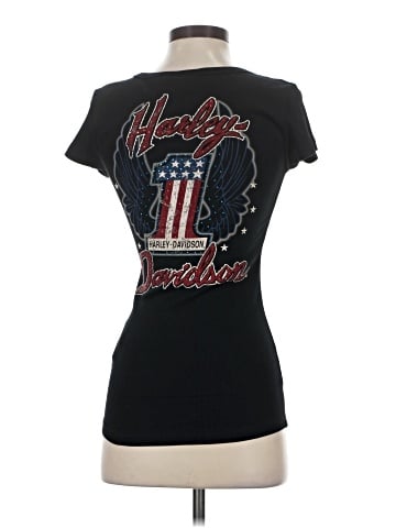 Harley Davidson Short Sleeve Henley (view 2)