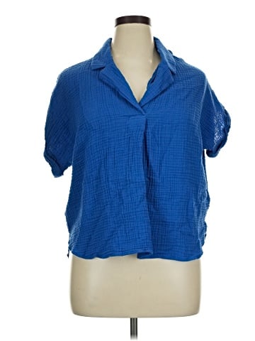 Eileen Fisher Short Sleeve Blouse (view 1)