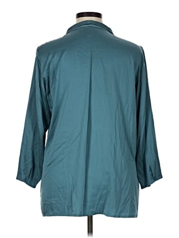 Eileen Fisher 3/4 Sleeve Silk Top (view 2)