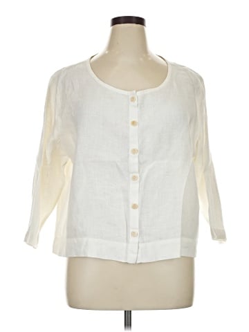 Flax 3/4 Sleeve Blouse (view 1)