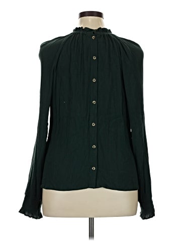 Garnet Hill Long Sleeve Blouse (view 2)