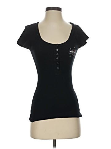 Harley Davidson Short Sleeve Henley (view 1)