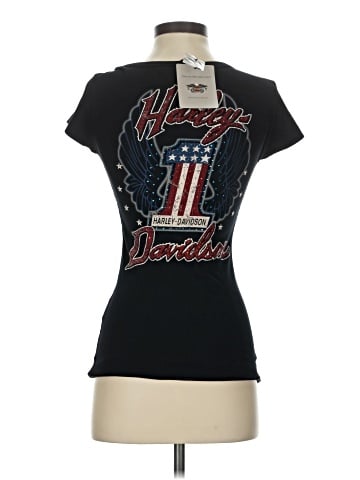 Harley Davidson Short Sleeve Henley (view 2)