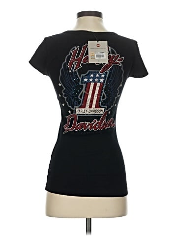 Harley Davidson Short Sleeve Henley (view 2)