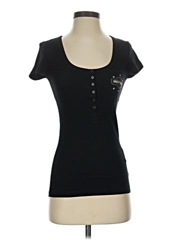 Harley Davidson Short Sleeve Henley (view 1)