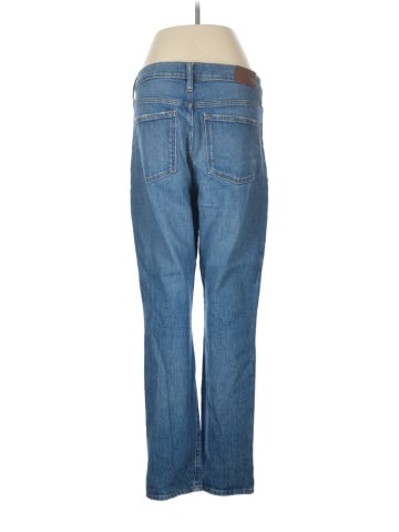 Madewell The High-Rise Slim Boyjean in Moorland Wash (view 2)