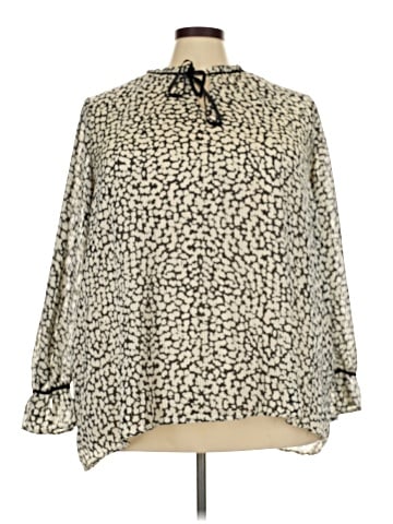 Lane Bryant Long Sleeve Blouse (view 1)