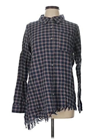 Mystree Long Sleeve Button-Down Shirt (view 1)