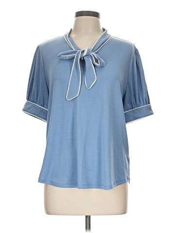 Adrianna Papell Short Sleeve Blouse (view 1)