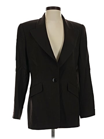Linda Allard Ellen Tracy Wool Blazer (view 1)
