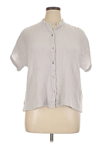 Eileen Fisher Short Sleeve Blouse (view 1)