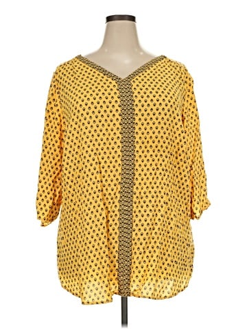 Croft & Barrow 3/4 Sleeve Blouse (view 1)
