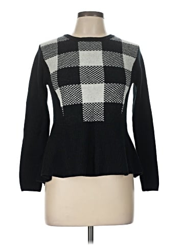 Black Saks Fifth Avenue Pullover Sweater (view 1)