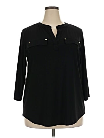 Jones New York Signature 3/4 Sleeve T-Shirt (view 1)