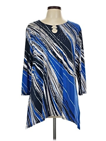 JM Collection 3/4 Sleeve Blouse (view 1)