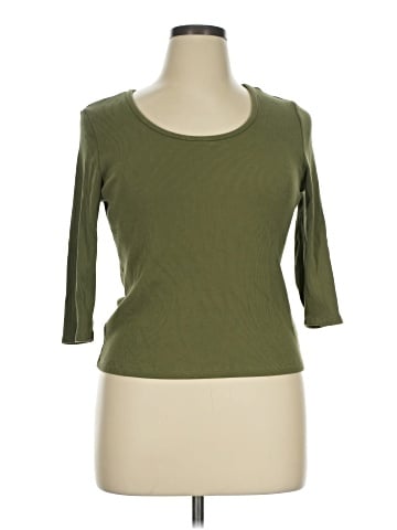 Tahari 3/4 Sleeve T-Shirt (view 1)