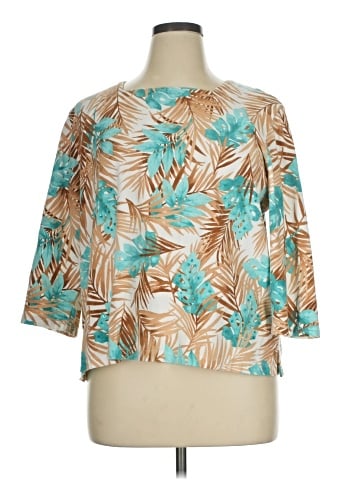 Alfred Dunner 3/4 Sleeve Blouse (view 1)
