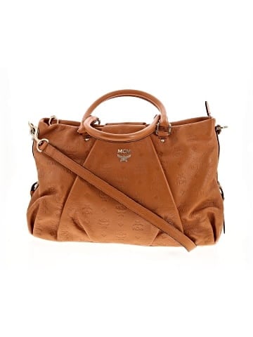 MCM Leather Satchel (view 1)