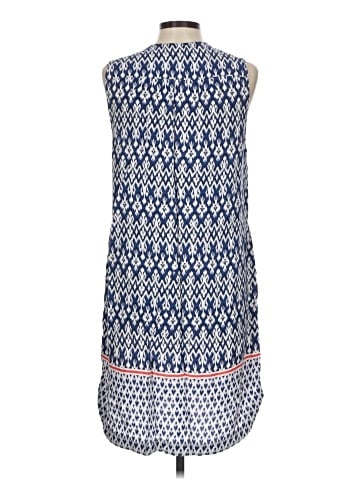 Blue Saks Fifth Avenue Casual Dress (view 2)
