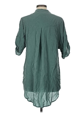 Maeve 3/4 Sleeve Silk Top (view 2)