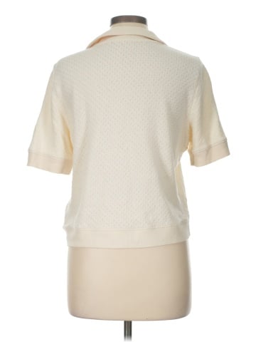 Madewell Collared Pointelle Sweater Tee (view 2)